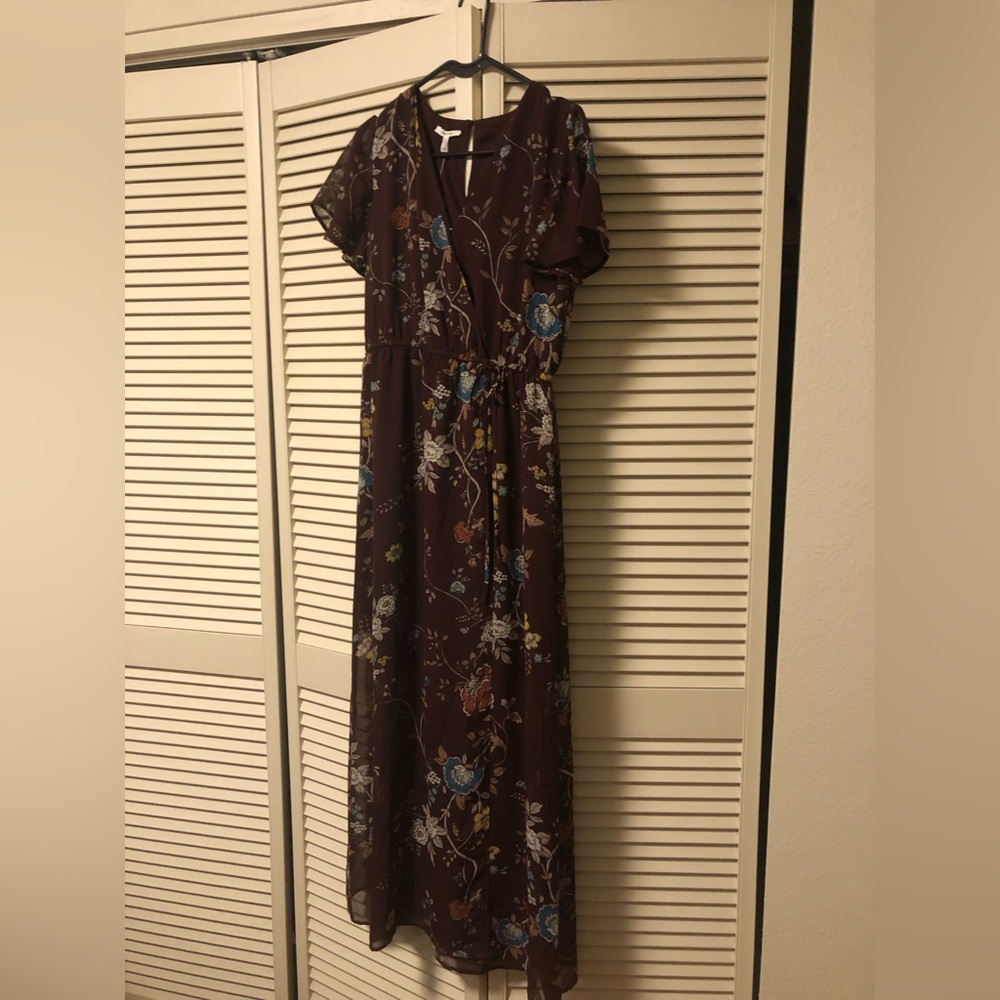 Maurice’s NWT Burgundy Wrap Maxi Dress - M